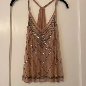 Beaded Sheer Top